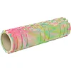 Роллер массажный цилиндр (ролик мфр) 45см Combi Roller SP-SPORT FI-9373 (Салатовый-розовый)