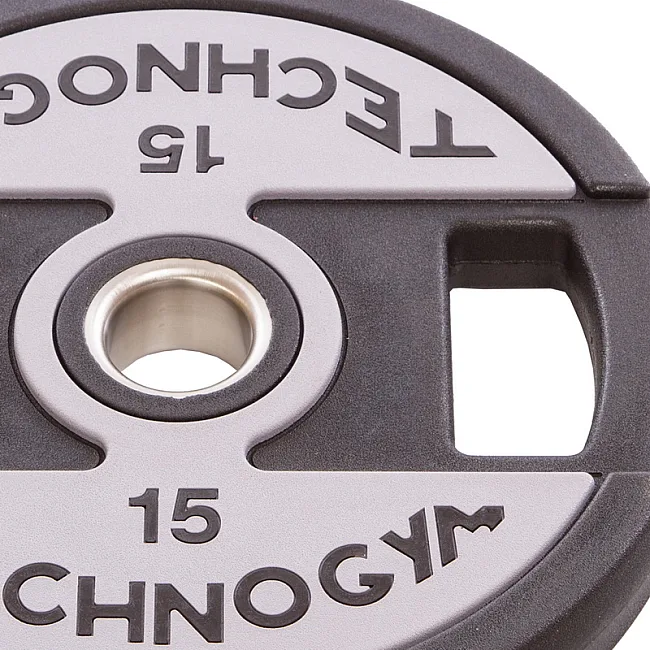Блины диски полиуретановые 2 Handle металлическая втулка TECHNOGYM TG-1837-15 51мм 15кг