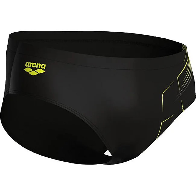 Плавки мужские Arena DIVE SWIM BRIEF черный, желтый