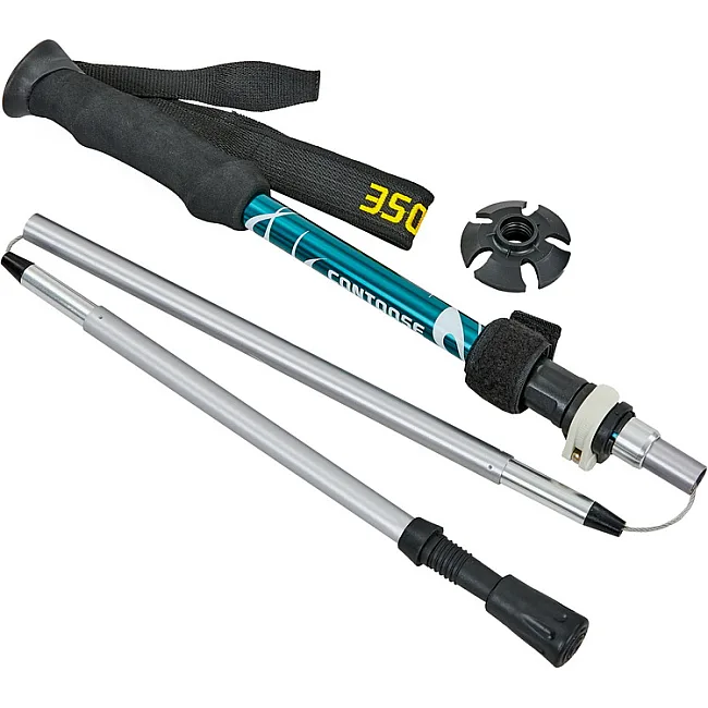Палка для ходьбы с металлическим тросом CONTOE TY-0466-5 40-125см (Черный)