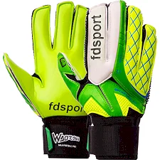 Вратарские перчатки профессиональные с защитой пальцев FDSPORT FB-853 7-11 (Салатовый-зеленый)