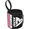 Бинты для запястий (кистовые бинты) RDX GYM WRIST WRAP R11 BLACK/PINK