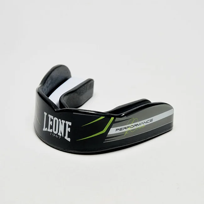 Капа для бокса Leone PD5122 взрослая REVO FLUO Black (возраст 11+)