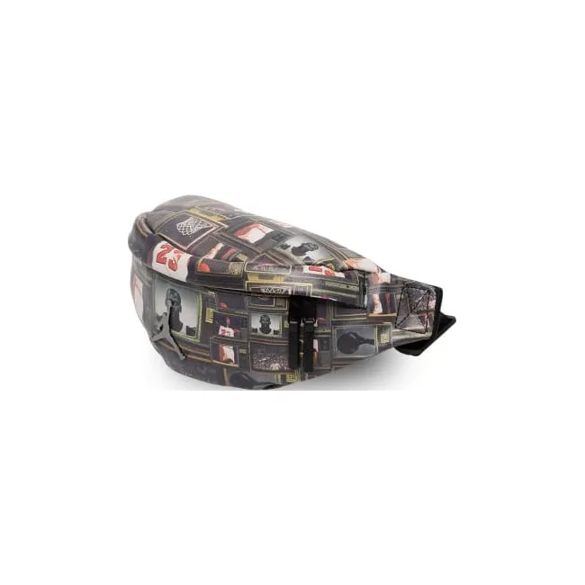 Сумка чоловіча на пояс Nike Jordan JAM BOROUGH GFX CROSSBODY BAG 2L чорний, сірий 27 x 14 x 12 cм