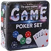 Набор для покера в металлической коробке Professional Poker chips SP-SPORT IG-8655 80 фишек
