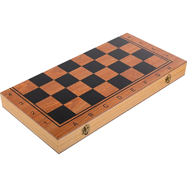 Шахматы шашки нарды 3 в 1 набор настольных игр деревянные ZOOCEN ZC7250
 50см x 50см х 2,5см