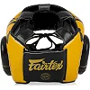Боксерский шлем Fairtex HG16 Gold