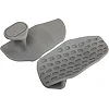 Накладки на долоні грипси Gym Grips Gloves для силових тренувань та турніка силіконові нековзні SP-SPORT TA-6743 2 шт (Чорний)