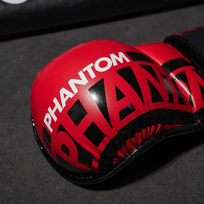 Перчатки для ММА Phantom APEX Red (капа в подарок)