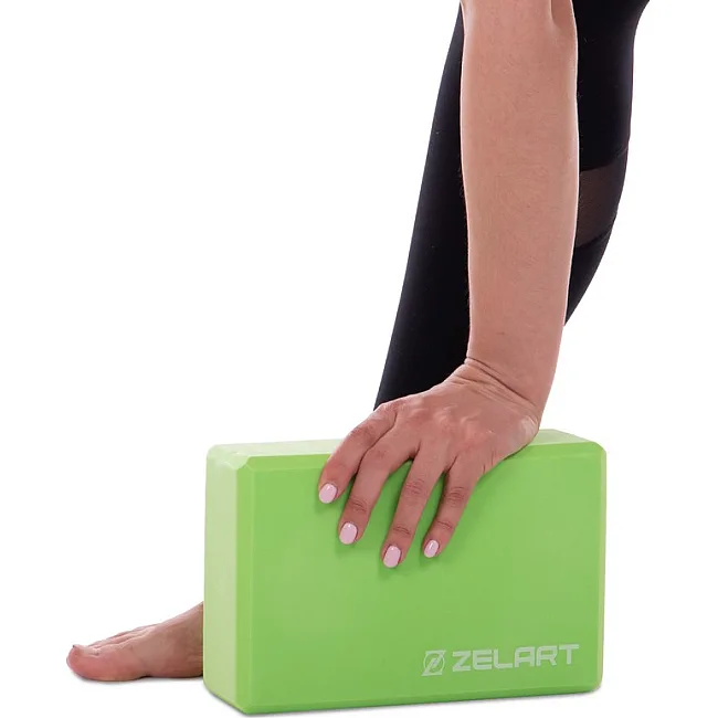 Блок для йоги ZELART
 FI-2572 (Салатовый)