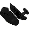Накладки на ладони грипсы Gym Grips Gloves для силовых тренировок и турника нескользящие силиконовые SP-SPORT TA-6743 2 шт (Черный)