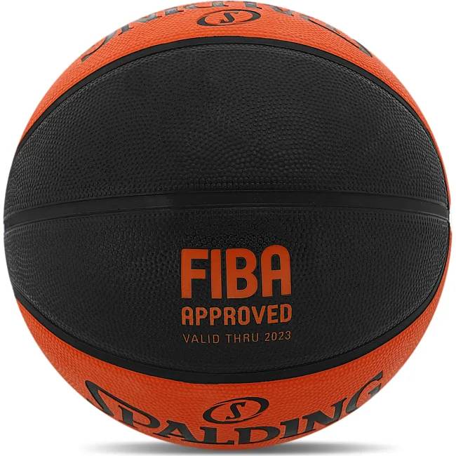 Баскетбольный мяч
 резиновый SPALDING 84621Z VARSITY FIBA TF 150 см

 6 (Оранжевый-черный)