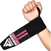 Бинты для запястий (кистовые бинты) RDX GYM WRIST WRAP R11 BLACK/PINK