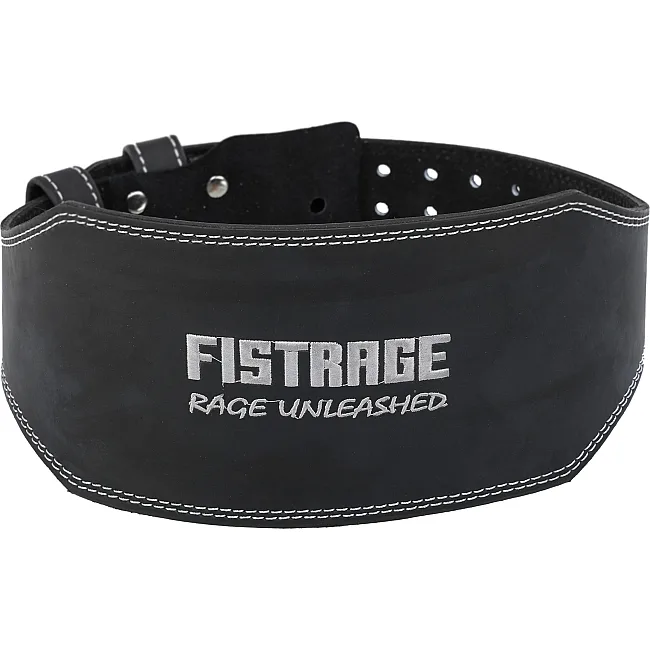 Пояс для тяжелой атлетики кожа
 FISTRAGE VL-4722 спинка-15см (Серый)