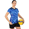 Волейбольная форма женская футболка и шорты SP-SPORT PQ231 (Синий-голубой)