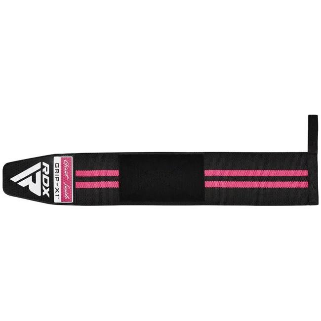 Бинты для запястий (кистовые бинты) RDX GYM WRIST WRAP R11 BLACK/PINK