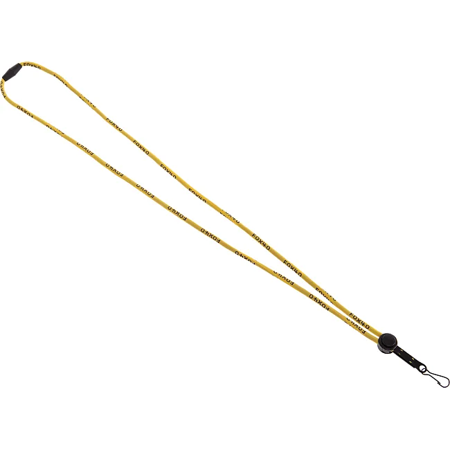 Шнурок-ремешок для свистка с карабином BREAKAWAY LANYARDS FOX40-100 40см (Желтый)
