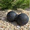 Масажний м'яч подвійний PowerPlay PP-4352 Epp foam peanut ball (d8*16cm.) Чорно/Синій