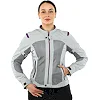 Мотокуртка женская SCOYCO JK158W (Серый-фиолетовый)