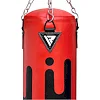 Боксерський мішок RDX Leather Black/Red (1.5м, 45-55кг)