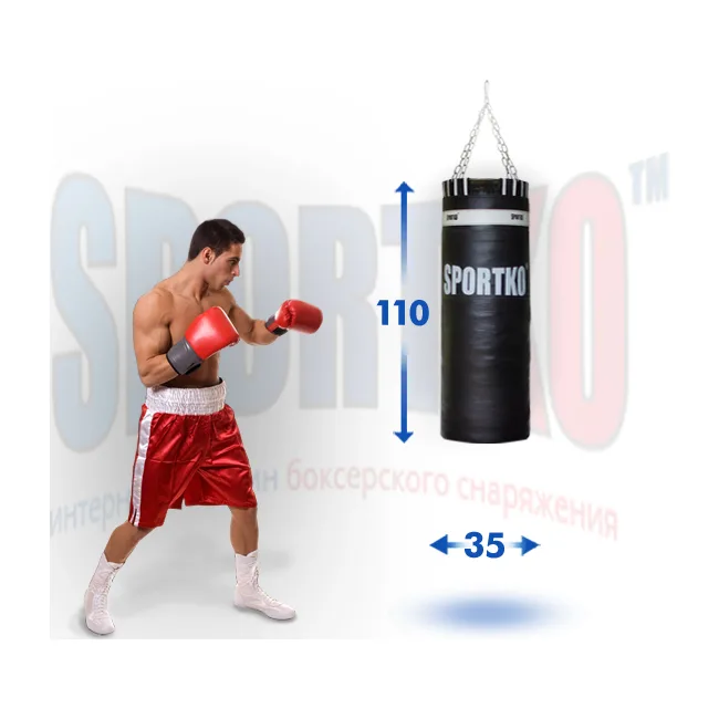 Боксерський мішок SPORTKO ремінна шкіра