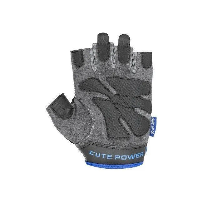 Фитнес перчатки POWER SYSTEM PS-2560 Cute Power женские Blue