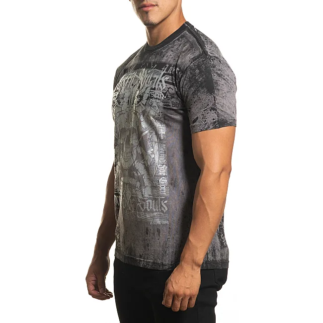 Футболка AFFLICTION Misfit Rivals A24322 Excalibur Lava Wash