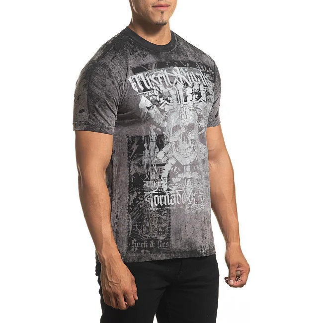 Футболка AFFLICTION Misfit Rivals A24322 Excalibur Lava Wash