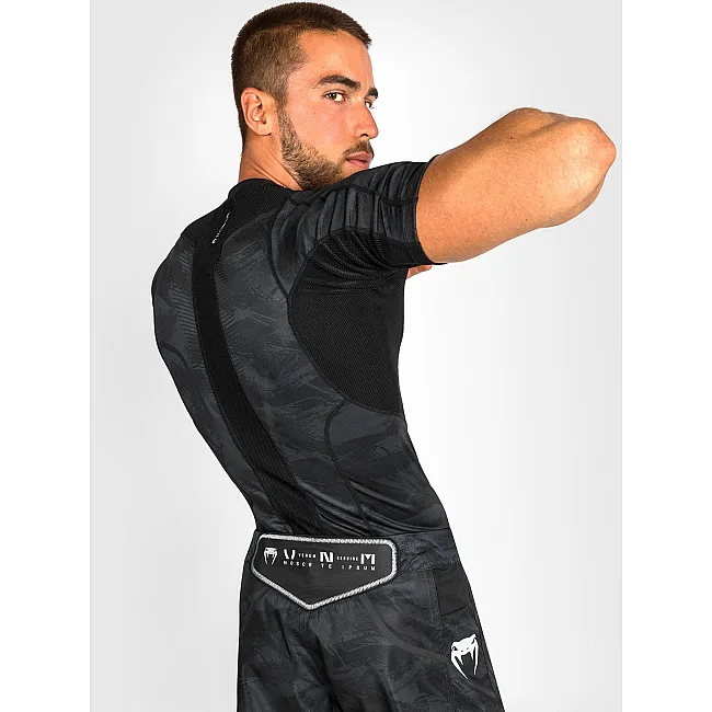 Футболка компресійна VENUM Electron 3.0 Short Sleeves Black