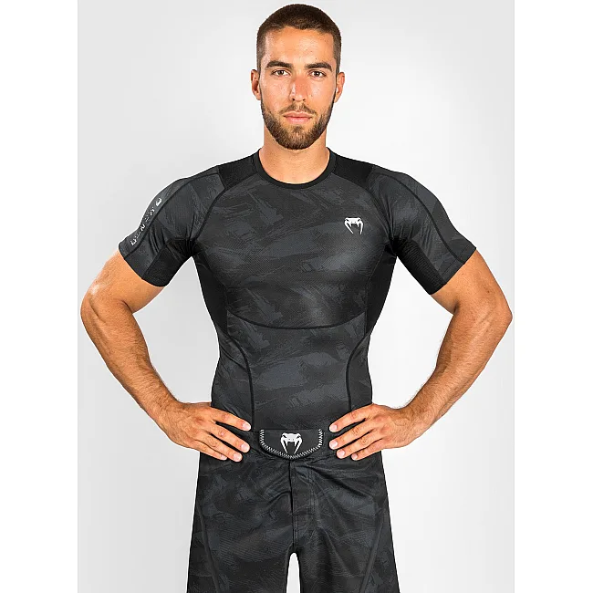 Футболка компресійна VENUM Electron 3.0 Short Sleeves Black