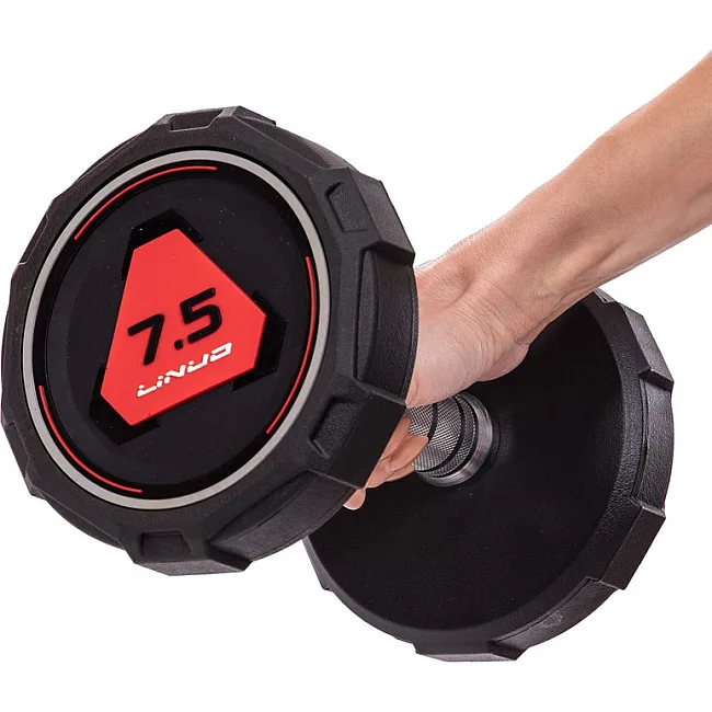 Гантель професійна (1шт) LI NUO TA-3618-7,5 7,5кг