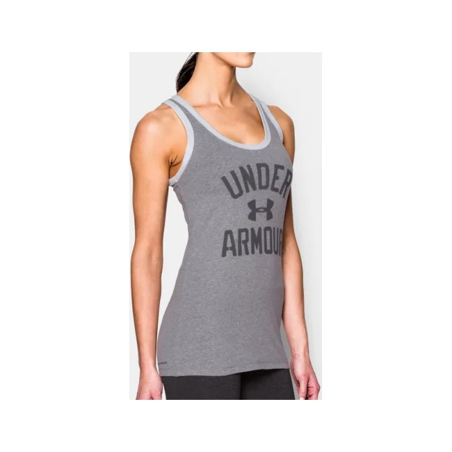 Женская майка Under Armour Favorite Graphic Tank True Gray Heather