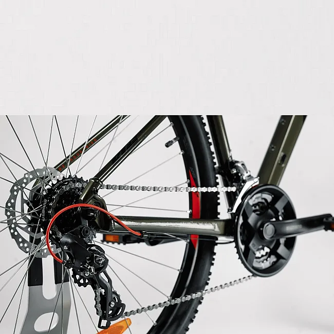Горный велосипед KTM CHICAGO 292 29" рама M/43, матовый черный (оранжевый), 2022