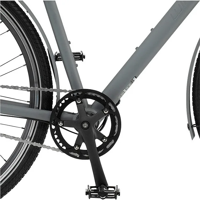 Городской велосипед WINORA Aruba men 28" 8-G Nexus FL, рама 56, серый матовый, 2021