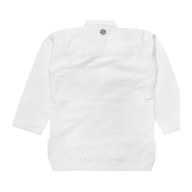 Кимоно для джиу-джитсу TATAMI Estilo Black Label Gi Grey on White