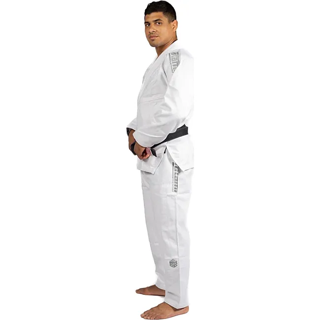 Кимоно для джиу-джитсу TATAMI Estilo Black Label Gi Grey on White