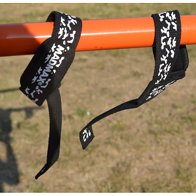 Ламки для тяги MADMAX Power Wrist Straps Camo/White