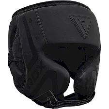 Шлем для бокса RDX T15 Noir Cheek Protector Black