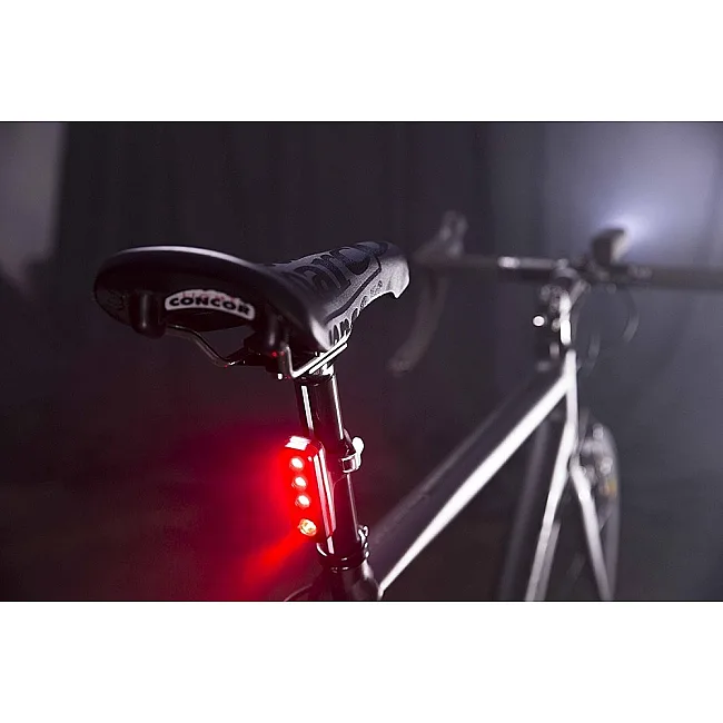 Задняя веломигалка KNOG Blinder Mob V The Face Black 44 Lumens