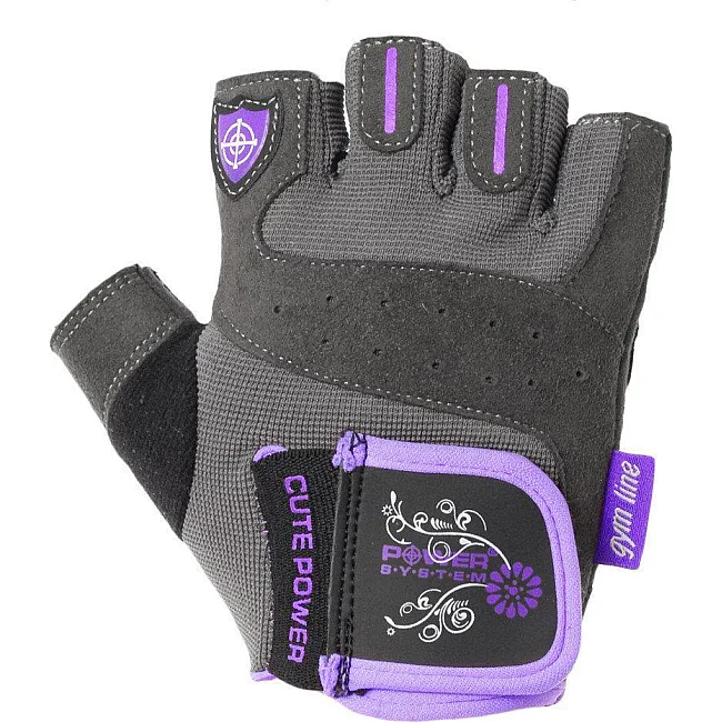 Перчатки для фитнеса Power System PS-2560 Cute Power женские Purple