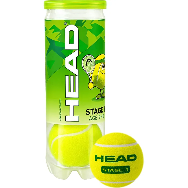 Мячи для большого тенниса HEAD Stage 1 578413 (Салатовый)