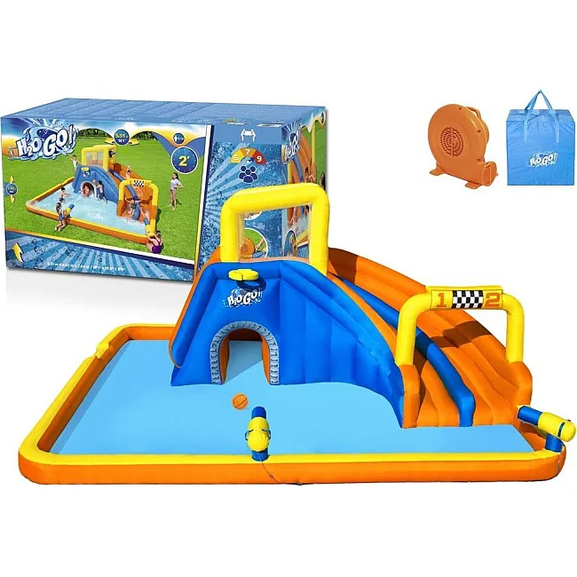 Надувний ігровий майданчик Super Speedway Mega Park Bestway 53377 551x502х261 см