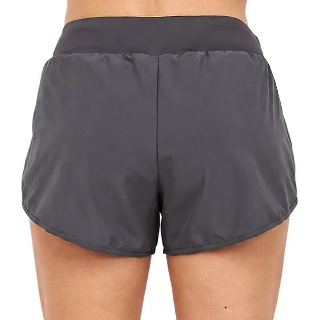 Спортивные шорты двойные 2 в 1 женские SP-SPORT DK01 (Черный)
