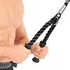 Канат гибкая тяга для трицепса с двойным хватом HIGHQ SPORT SC-801569 72см