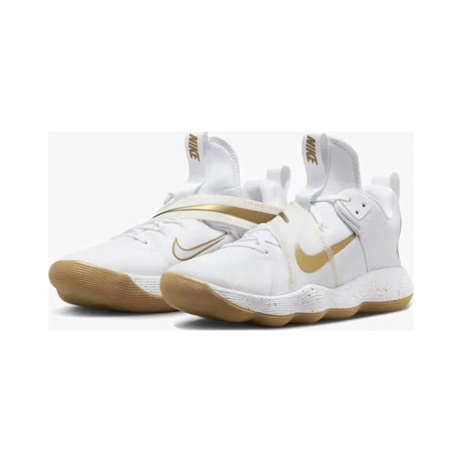Взуття для волейболу NIKE React Hyperset SE білий, золотистий