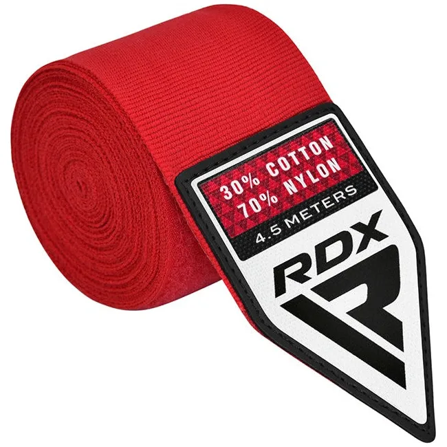 Бинти для боксу RDX WX Professional Boxing Hand Wraps Red