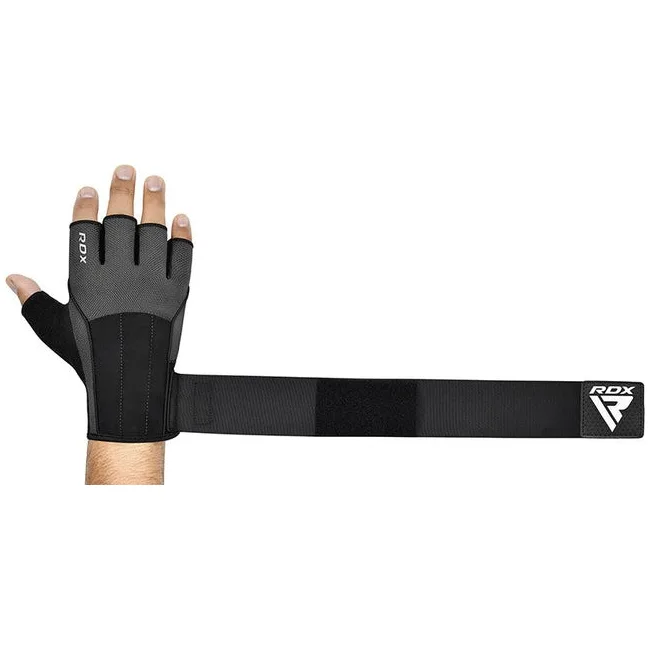 Рукавички для фітнесу RDX W3 GREY WITH EVA PADDING-XL