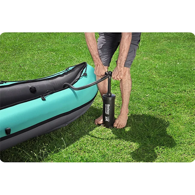 Каяк надувний Bestway Hydro-Force Ventura X2 330 х 86 см, чорно-м'ятний