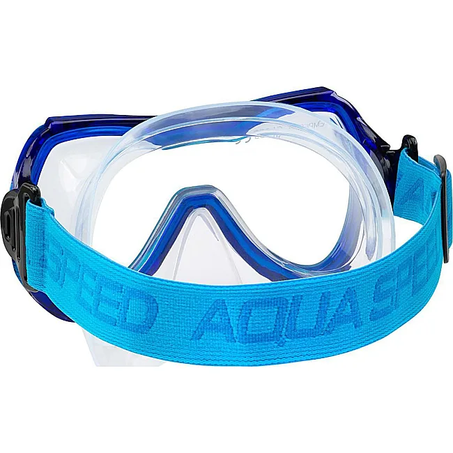 Маска для дайвинга Aqua Speed ALIZE FS 61096 синий (для детей) One Size
