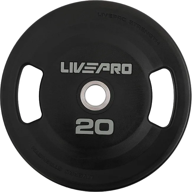 Блины диски полиуретановые 2 Handle металлическая втулка LiveUp LP8337-20 ø51мм 20кг